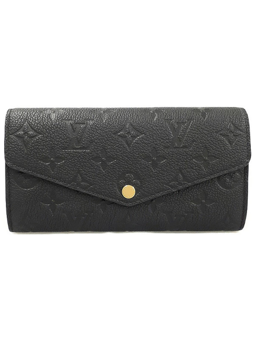 Louis Vuitton Monogram Empreinte Portefeuille Sarah Bi fold Long Wallet